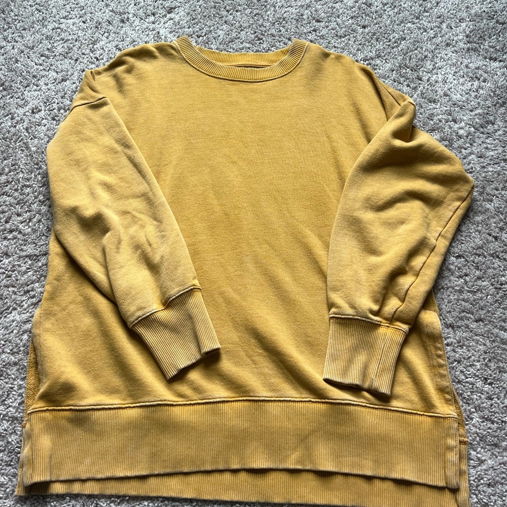 Cozy Mustard Yellow Women's Sweater